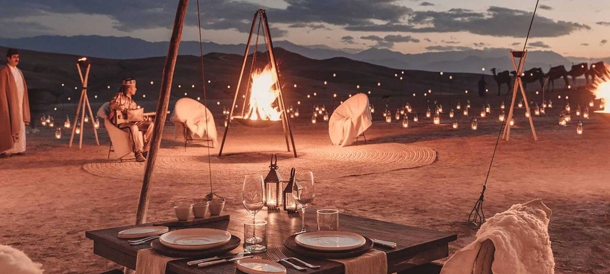 Agafay Desert Dinner & Sunset Camel Ride — Hero
