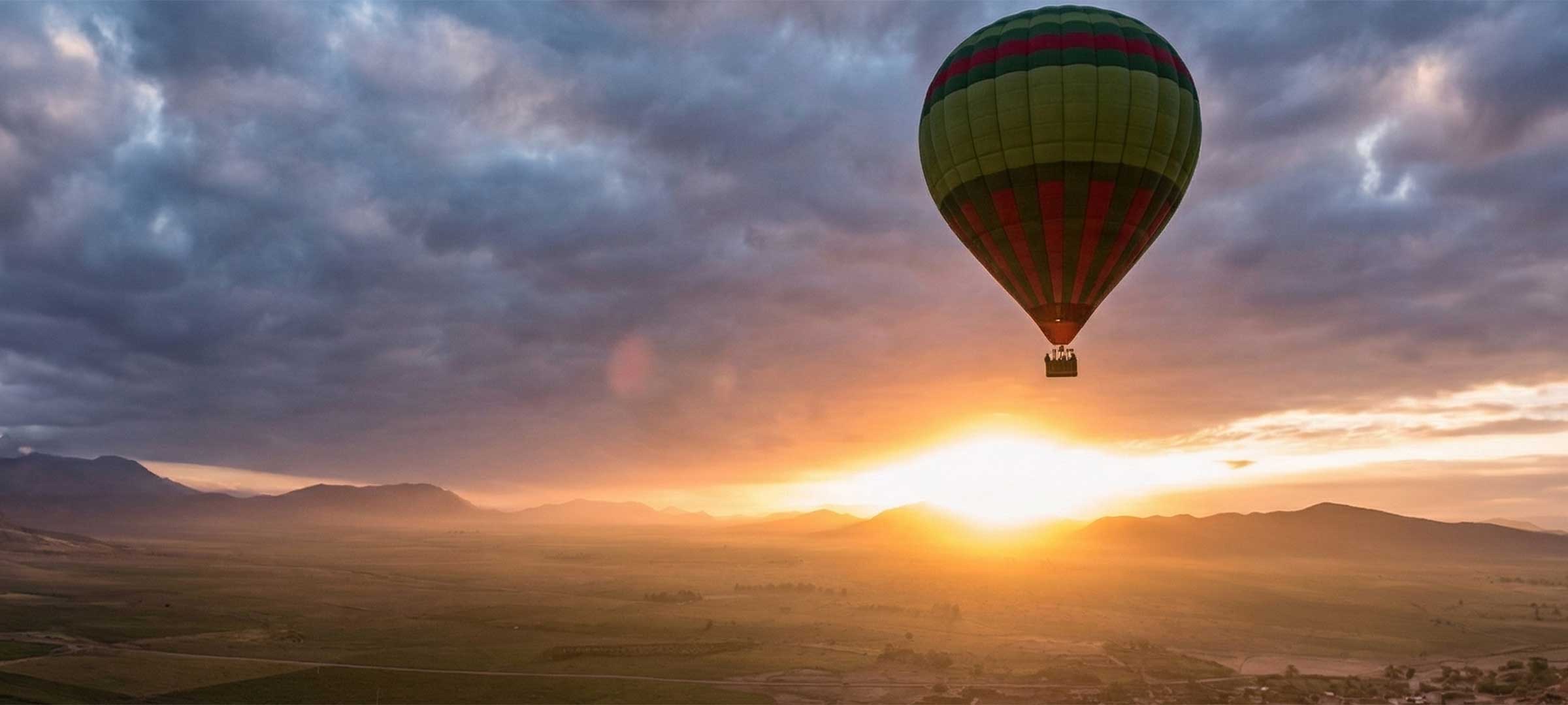 Sunrise Hot Air Balloon Ride Marrakech — Hero