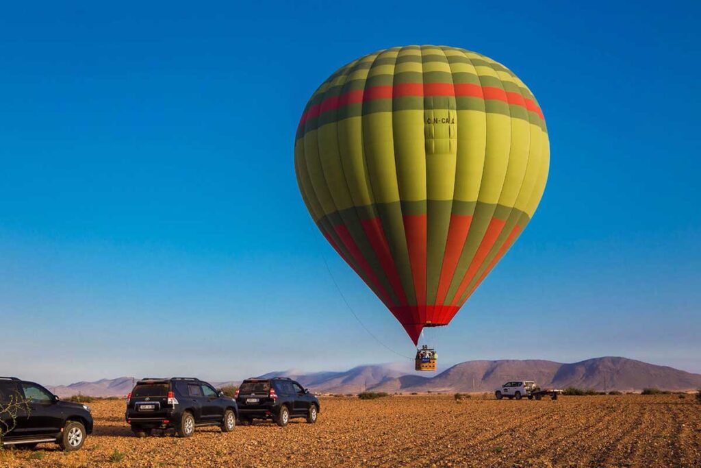 Sunrise Hot Air Balloon Ride Marrakech